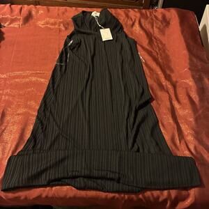 Andree By Unit Pair Of Sleeveless Pleated Dress Size M Green/black